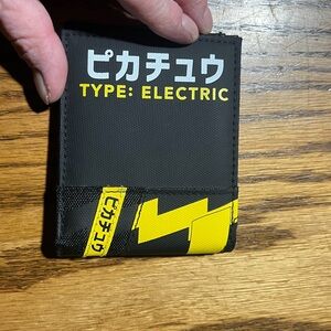 Pokemon Pikachu Black and Yellow Wallet